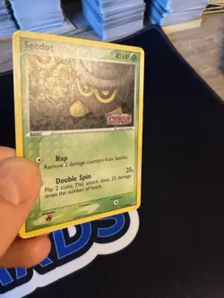 Seedot 60/108 EX Power Keepers Reverse Holo Stamped Pokemon Card - Image 2