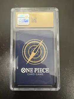 CGC Pristine 10 One Piece Card Game Portgas D Ace Secret Rae SEC Op07-119 - Image 2