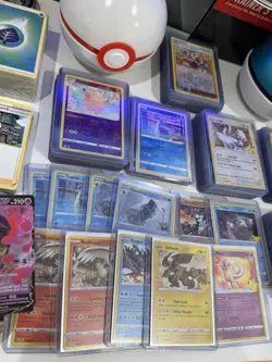 Massive 300+ Pokemon Card Lot! Holo & Reverse Holo & V Cards 🔥English + Tins - Image 2