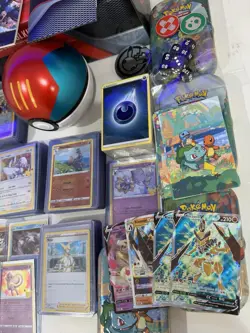 Massive 300+ Pokemon Card Lot! Holo & Reverse Holo & V Cards 🔥English + Tins - Image 4