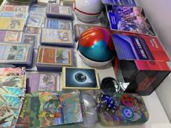 Massive 300+ Pokemon Card Lot! Holo & Reverse Holo & V Cards 🔥English + Tins - Image 5