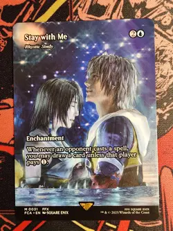 Magic: The Gathering Final Fantasy Stay with Me Rhystic Study 0031 Nonfoil Card - Image 1