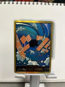 One Piece TCG PRB-02 The Best English DON!! Card - Jinbe - Gold Near Mint - Image 1