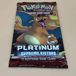 Pokemon Platinum Supreme Victors - 10 Card Booster Pack - Sealed 820650105005 - Image 2