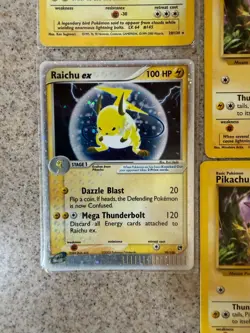 Pokemon cards-electric type-Holo Zapados and ex Raichu included-1999 edition - Image 3