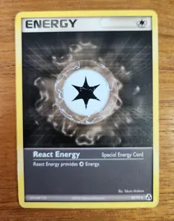 Uncommon React Energy Pokemon Energy Card, Legend Maker Set 82/92 - Image 1