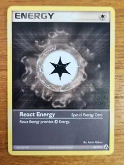 Uncommon React Energy Pokemon Energy Card, Legend Maker Set 82/92 - Image 1
