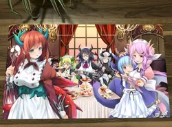 WVICM Playmat All Dragonmaid Girls CCG TCG Mat Trading Card Game Mat Pad & Bag - Image 1