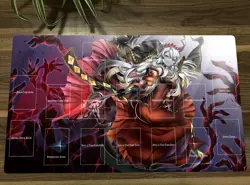 WVICM Playmat Blazing Cartesia, The Virtuous TCG CCG Pad Trading Card Game Mat - Image 1
