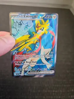 Pokemon Card Hop's Zacian EX 176/159 Journey Together - Near Mint - Image 1