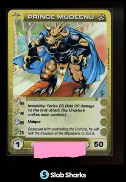 CHAOTIC CARD GAME CCG PRINCE MUDEENU 77/232 - Image 1