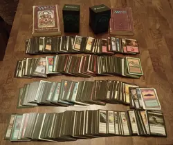 Magic The Gathering Newer And Older Card Lot Books And Cases - Image 1