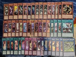 Yugioh 48 Card Dragonmaid Bystial Dragon Link Deck Core Rokket Lubellion Nurse - Image 1