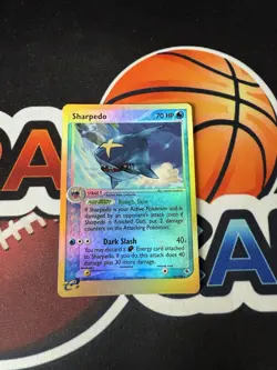 Sharpedo 22/109 Ruby and Sapphire Reverse Holo 2003 Pokemon Card - Image 1