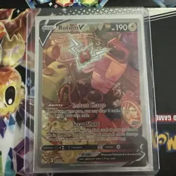 Pokemon TCG Rotom v Lost Origin Alternate Art Holo Ultra Rare Card 177/196 - Image 2