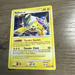 Pokemon TCG Raikou Card Secret Wonders 16/132 Holo Rare - Image 1