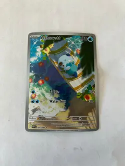 Oshawott Illustration Rare Pokemon White Flare Card 105/086 English - Image 1