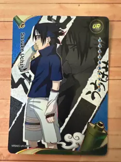 Sasuke Uchiha Naruto Kayou Heaven Scroll Ultra Rare Trading Card Collectible - Image 1