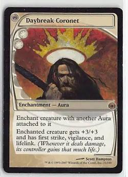 Magic the Gathering Future Sight Non Foil Rare #21/180 MP-HP Daybreak Coronet - Image 1