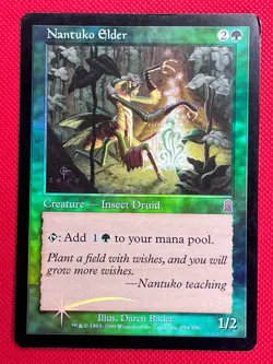 MTG Foil 1X Nantuko Elder X1 Odyssey Magic - MP - Image 1