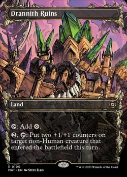 1x Drannith Ruins - Showcase - March Of The Machine: The Aftermath - Near Mint, - Image 1