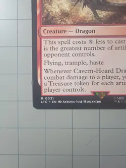 Cavern-Hoard Dragon | NM | Tales of Middle-earth | LTC #31 | MTG - Image 2