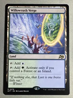 MTG / Willowrush Verge / DFT / #270 / Regular / Rare / NM - Image 1
