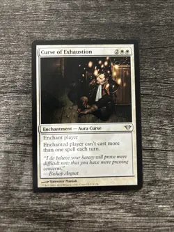 MTG 1x Curse of Exhaustion x1 LP Dark Ascension - Image 1