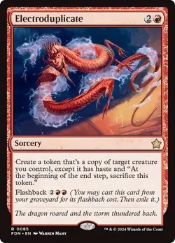 ELECTRODUPLICATE mtg NM-M Foundations 1 Rare - Image 1