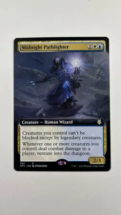 MTG Commander AFR Midnight Pathlighter Extended Art #322 - Image 1