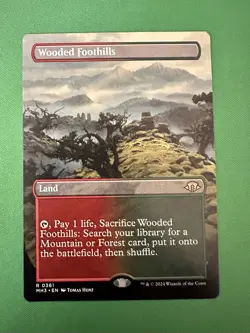 Wooded Foothills (Extended Art) 331 - MTG MH3 - M/NM Unplayed FAST2SHIP!! - Image 1