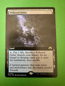 Polluted Delta (465) Extended Art - MTG MH3 - M/NM Unplayed FAST2SHIP!! - Image 1
