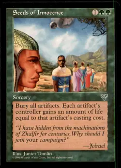 MTG Seeds of Innocence LP Light Play Mirage [5062] - Image 1