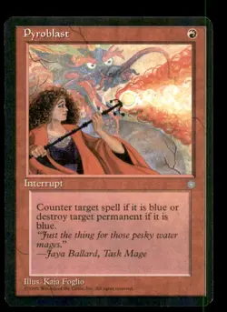 MTG Pyroblast LP Light Play Ice Age [5024] - Image 1