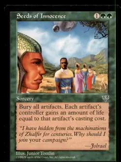 MTG Seeds of Innocence LP Light Play Mirage [5045] - Image 1