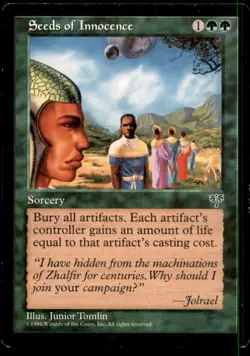 MTG Seeds of Innocence LP Light Play Mirage [5026] - Image 1