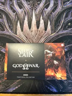 MTG Secret Lair x God of War: Greek Foil Edition Playstation Superdrop - Image 1