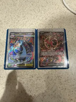 Pokemon TCG Mega Charizard X EX 023 & Oricorio EX 024 Phantasmal Flames Promo - Image 1