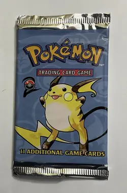 Pokemon Base Set 2 1999 Booster Pack Factory Sealed WOTC Raichu Artwork - Image 1