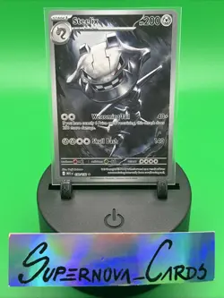 Steelix 150/132 Illustration Rare Pokemon Mega Evolution NM - Image 1