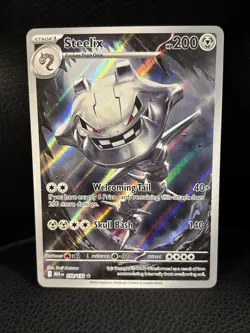 Steelix 150/132 Illustration Rare Pokemon Mega Evolution Pokemon English NM-M - Image 1