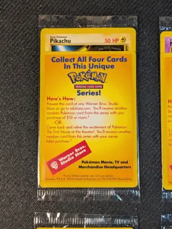 SEALED Black Star Promo WB Movie Pokemon PIKACHU DRAGONITE MEWTWO ELECTABUZZ - Image 2
