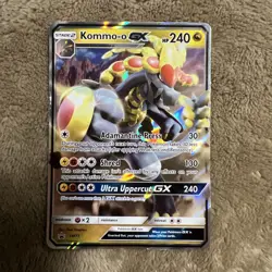 Kommo-o GX SM71 Pokemon Ultra Rare Black Star Promo Holo Art TCG 2017 - Image 1