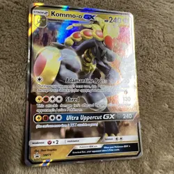 Kommo-o GX SM71 Pokemon Ultra Rare Black Star Promo Holo Art TCG 2017 - Image 2