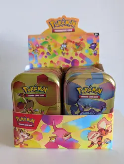 Pokemon TCG 151 Mini Tin Bundle-10X Empty Tins With Display Case - Image 2