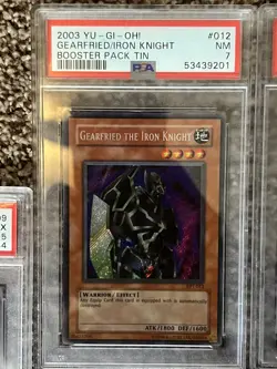 Lot Of 5 Yugioh Psa Blue Eyes White Dragon Gearfried bpt lob - Image 3