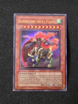 YGO Supersonic Skull Flame Ultra Rare World Wheelie Breakers Promo WB01-EN001 - Image 1