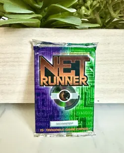 Sealed NETRUNNER Deckmaster Tradable Card Game Booster Pack Wizards of the Coast - Image 5