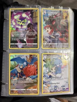 Binder Full Of Pokemon Cards. Full Arts, Sealed Promos, Holos, And More - Image 1