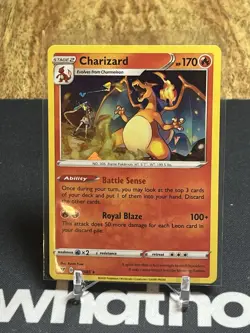 Charizard 025/185 NM Holo Promo Pokemon TCG Card 25/185 Vivid Voltage - Image 1